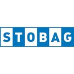 STOBAG logo in bold capitals, each letter in separate rectangles.