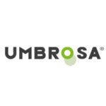 Umbrosa logo with bold text and stylized O.