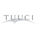 TUUCI logo with curved line resembling an umbrella.